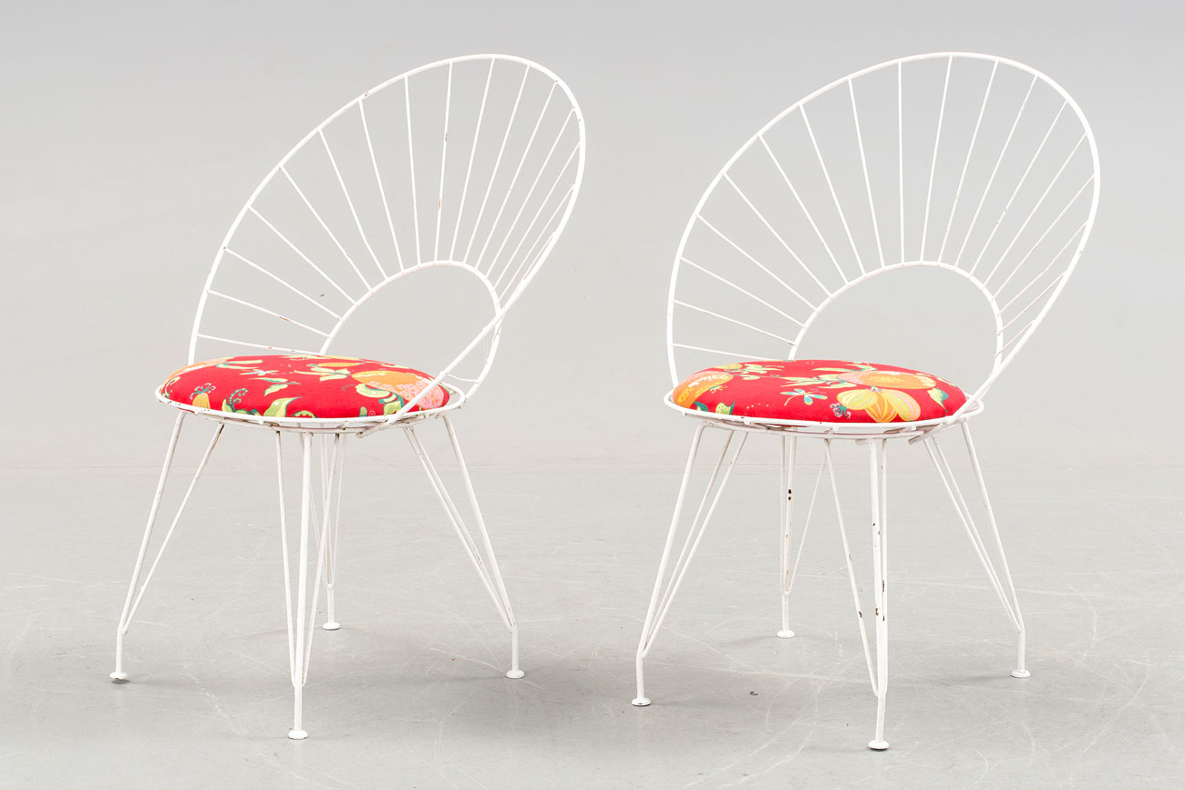 Desiree garden chairs by Yngve Ekström